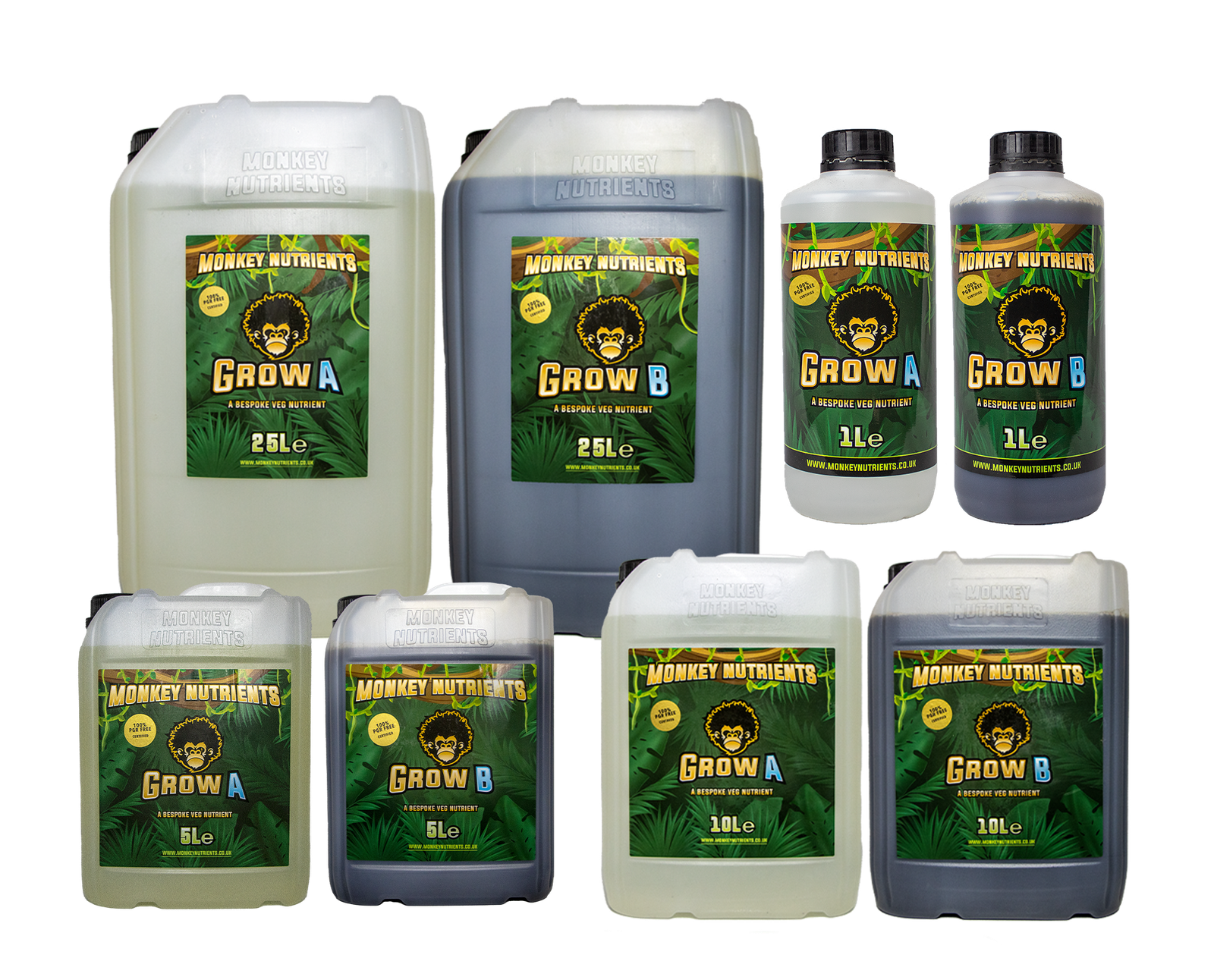 Monkey Nutrients Grow A&B